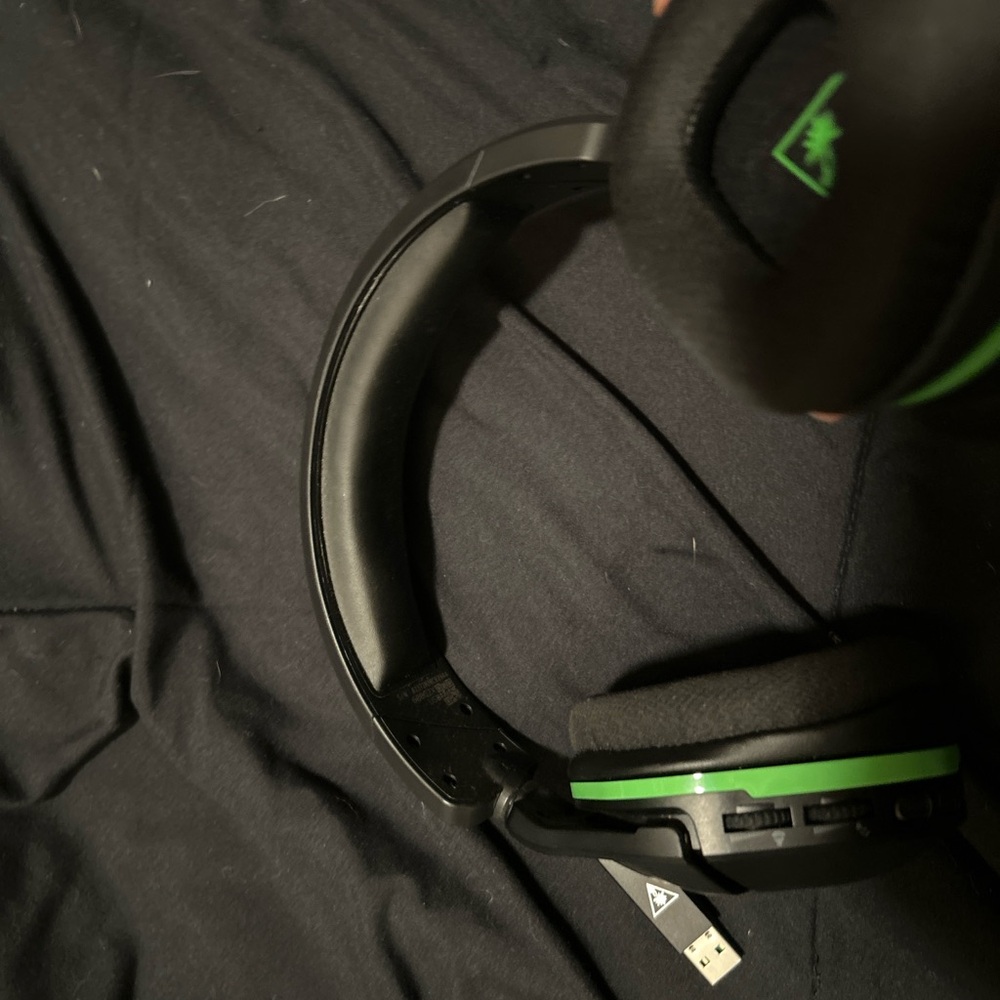 Turtle Beach Black and Green Gaming Headset
